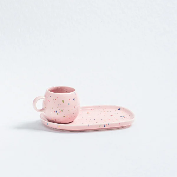 Party Espresso Coffee Ball Mug Pink 90 ml