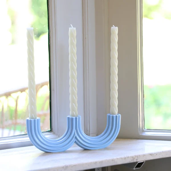Ceramic Candle Holder Churros