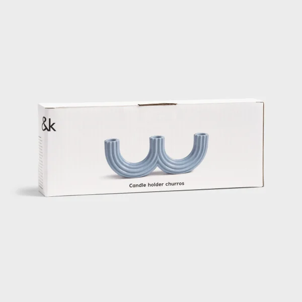 Ceramic Candle Holder Churros