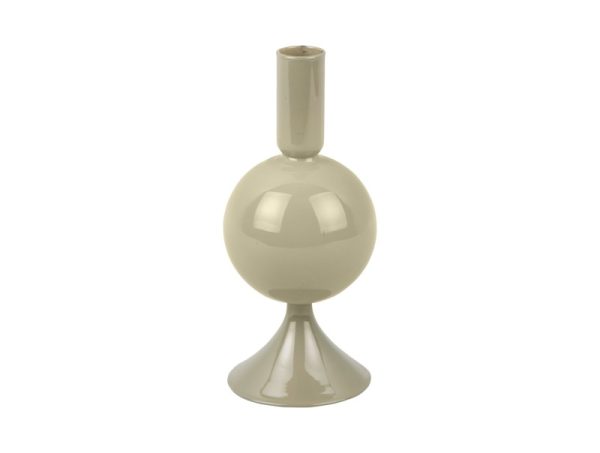 Candle Holder Sparkle Ball Green