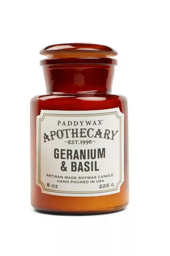 Apothecary Candle Geranium & Basil 226gr