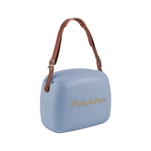 Polarbox Summer Retro Cooler Bag Pop Haze Blue Gold 6 L