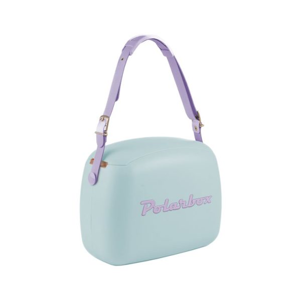 Polarbox Summer Retro Cooler Bag Pop Celeste Malva 6 L