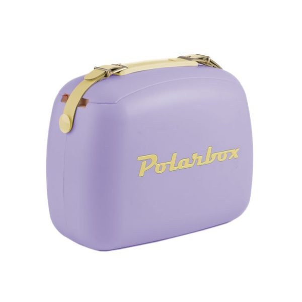Polarbox Summer Retro Cooler Bag Pop Malva Amarillo 6 L