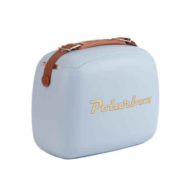 Polarbox Summer Retro Cooler Bag Pop Haze Blue Gold 6 L