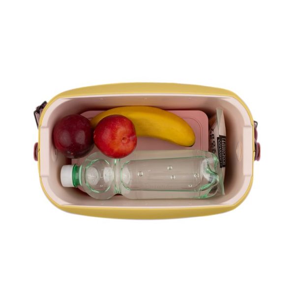 Polarbox Summer Retro Cooler Bag Pop Amarillo Rosa 6 L
