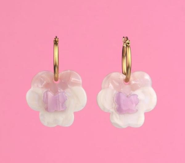 Gold Plated Butterfly Earrings