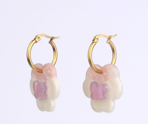 Gold Plated Butterfly Earrings