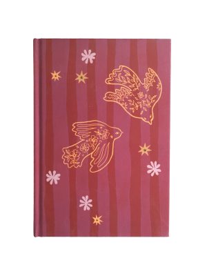 Linen Notebook Birds