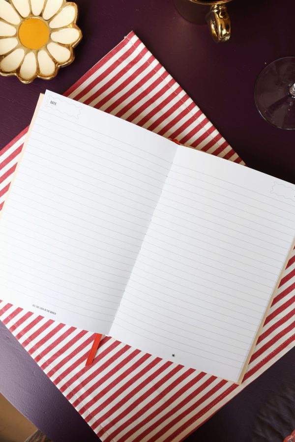 Linen Notebook Birds