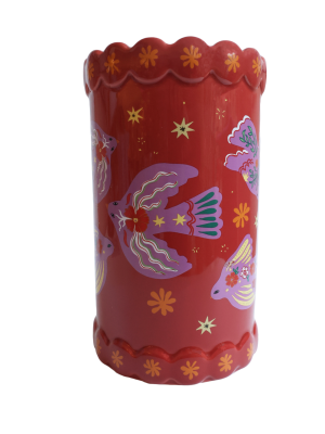 Ceramic Vase Birds