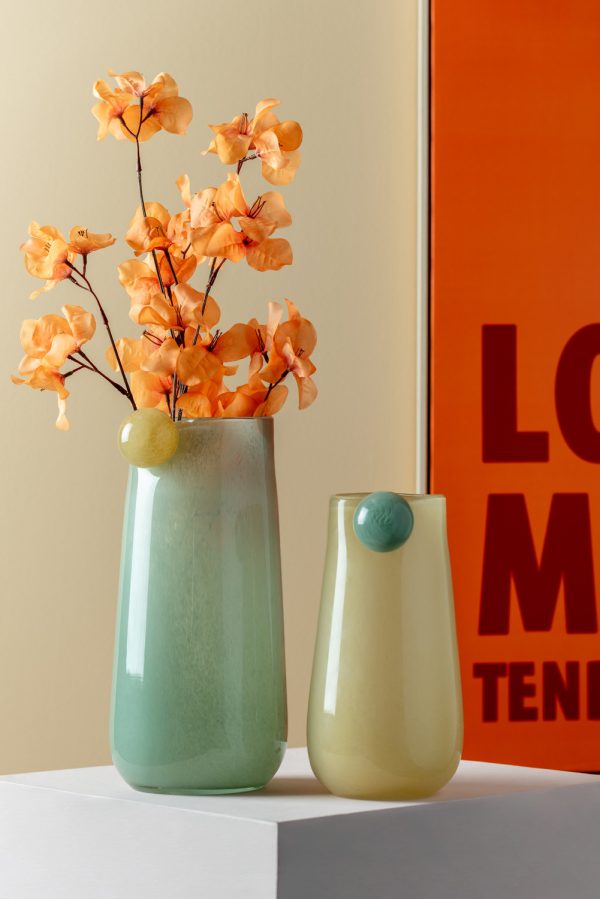 Vase Bolita Large Grayed Jade