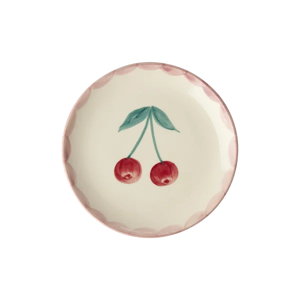Ceramic Flower with Cherries