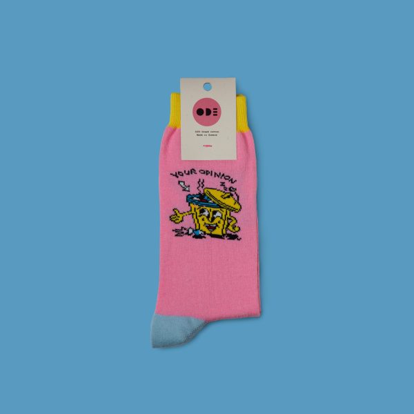Ode Socks I know a place Socks Pink