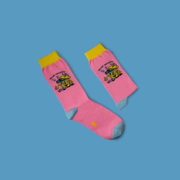 Ode Socks I know a place Socks Pink