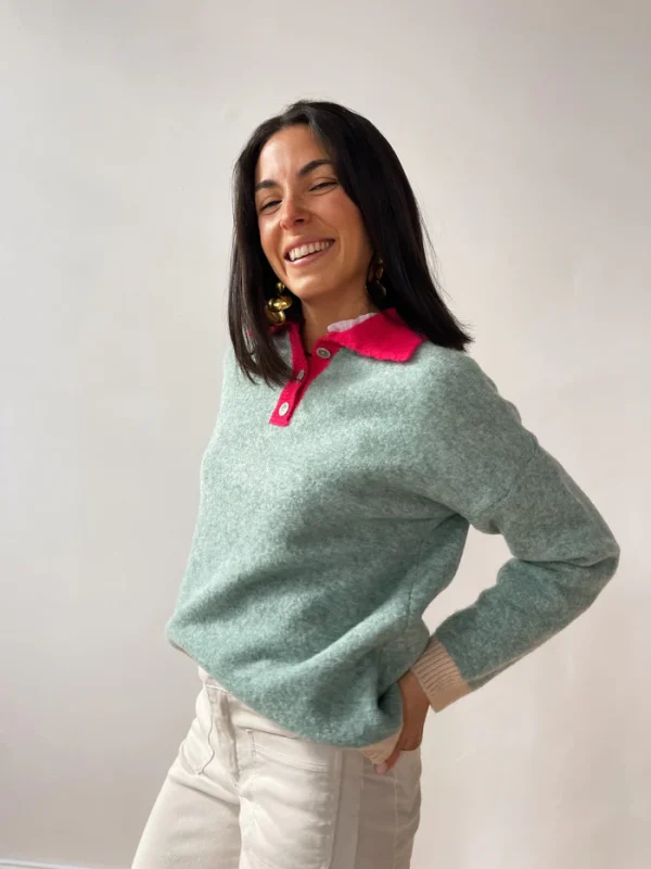 Sweater Jersey Sienna Water Green
