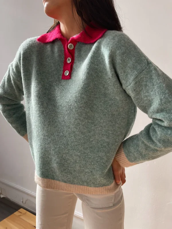 Sweater Jersey Sienna Water Green