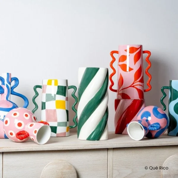 Vase Rosalia Dancing Dots