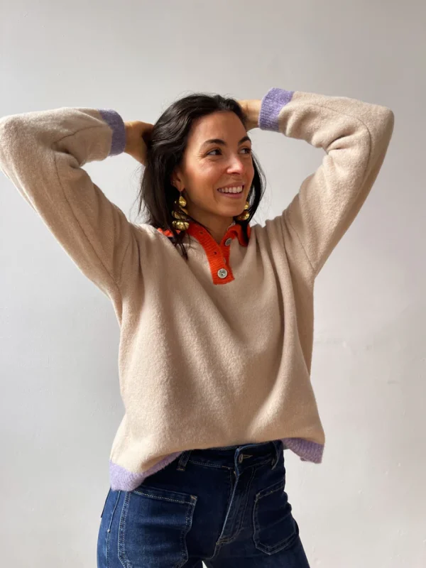 Sweater Jersey Sienna Beige