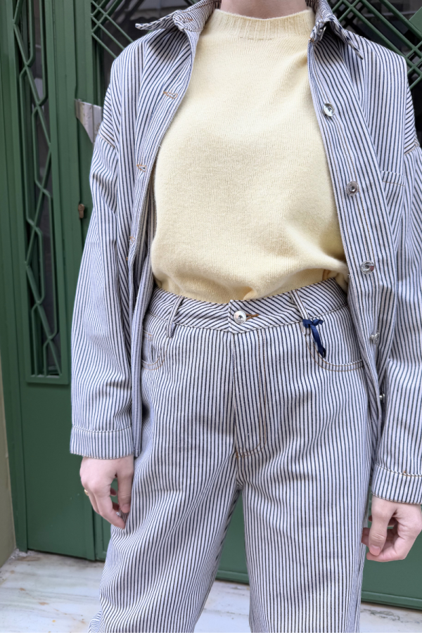 Striped Jean Pant