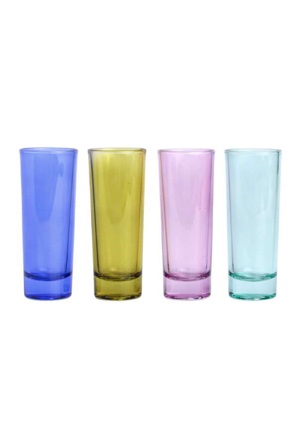 Σετ των 4 The Gracie Set of 4 Shots Glasses Διαφορετικά Χρώματα