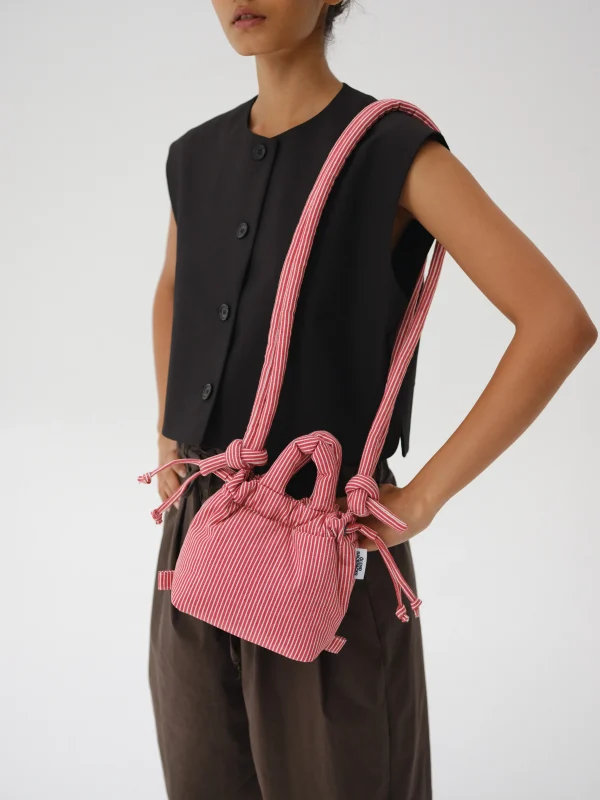 Micro Ona Soft Bag Red Stripes
