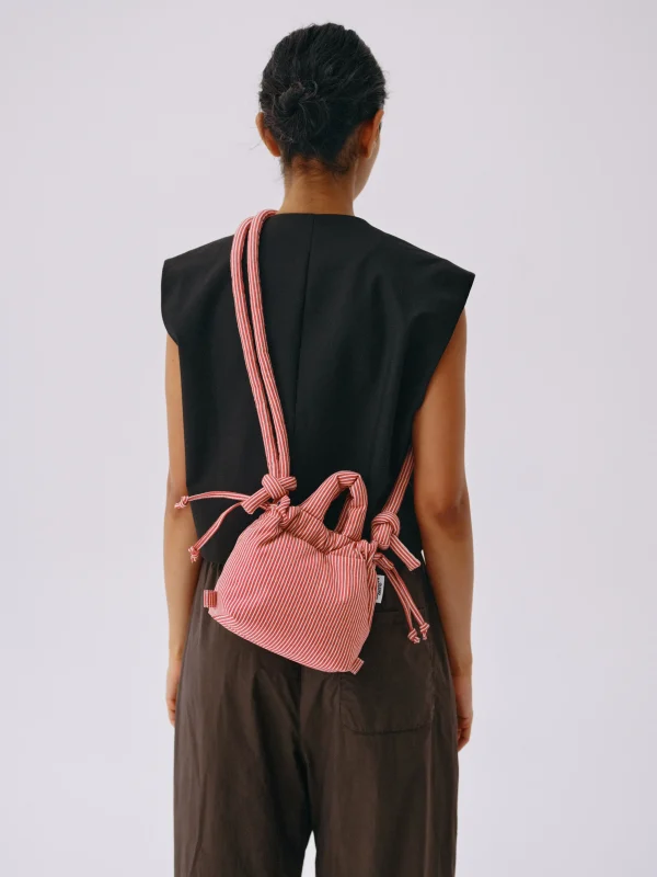 Micro Ona Soft Bag Red Stripes
