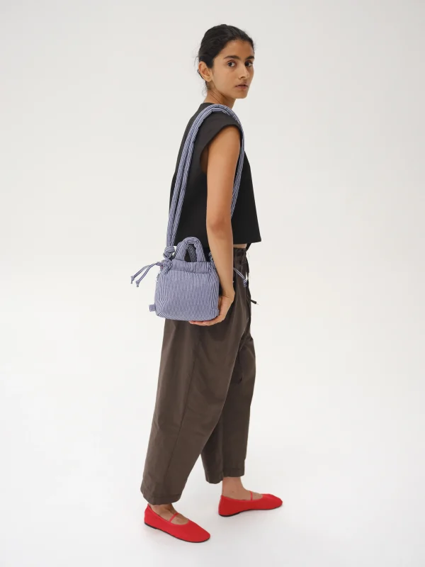 Micro Ona Soft Bag Navy Stripes