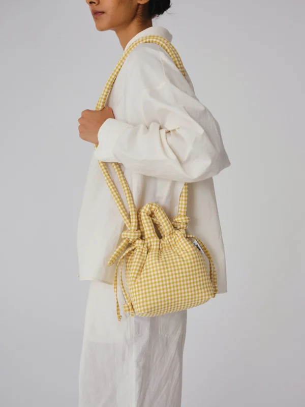Micro Ona Soft Bag Vichy Yellow