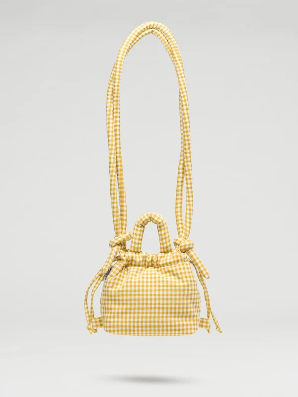 Micro Ona Soft Bag Vichy Yellow