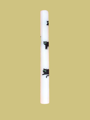 Easter Candle Black Kitty
