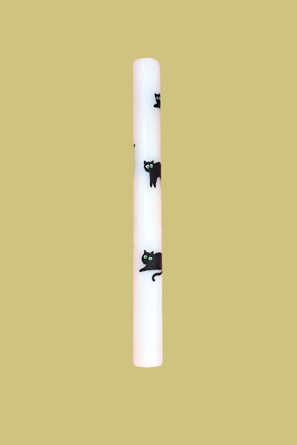 Easter Candle Black Kitty