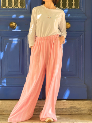 Stripped Pants Pink
