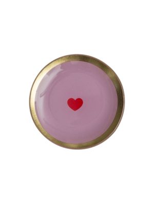 Plate Love Pink Heart