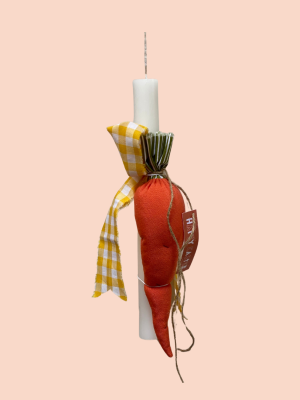Carrot Easter Candle