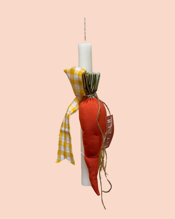 Carrot Easter Candle