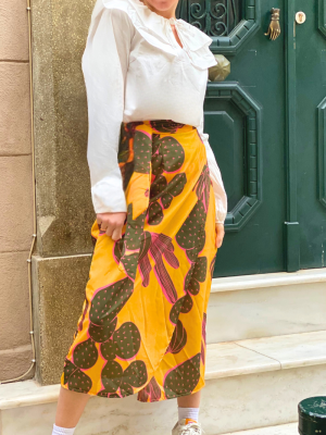 Wrapped Skirt Yellow