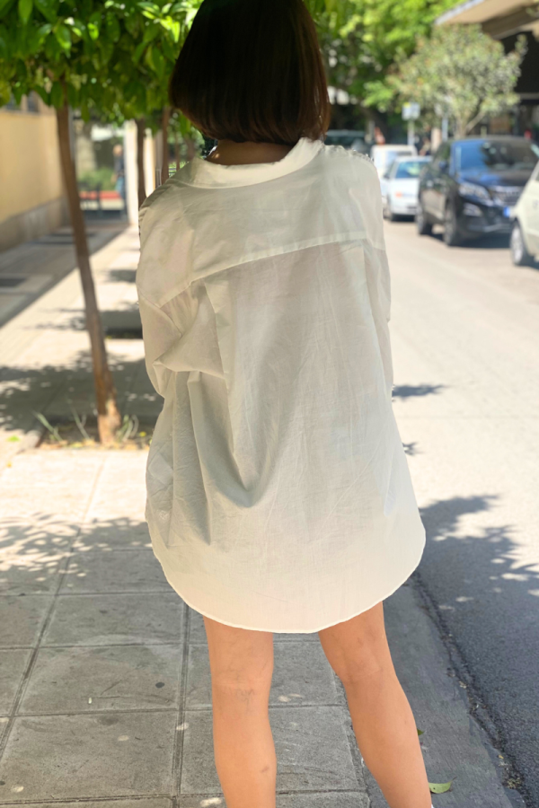 Oversized Shortsleeved Shirt White