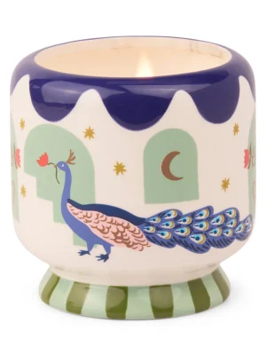 A dopo Ceramic Soy Candle Peacock 226g