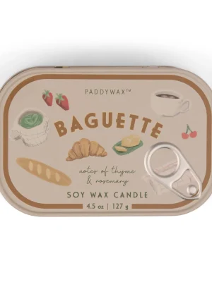 Bistro Tin Candle - Baguette