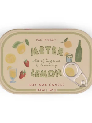 Bistro Tin Candle - Meyer Lemon
