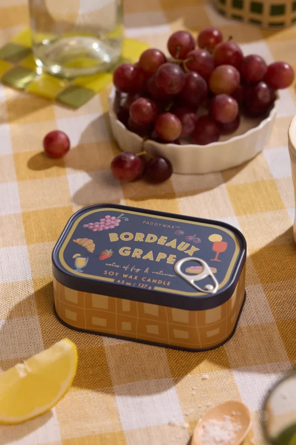 Bistro Tin Candle - Bordeaux Grape