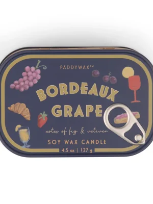 Bistro Tin Candle - Bordeaux Grape