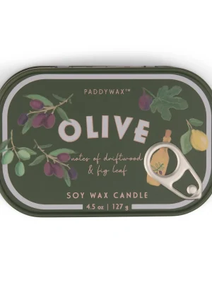 Bistro Tin Candle - Fig & Olive