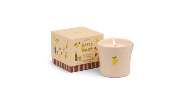 Bistro Candle Ceramic Pot - Meyer Lemon