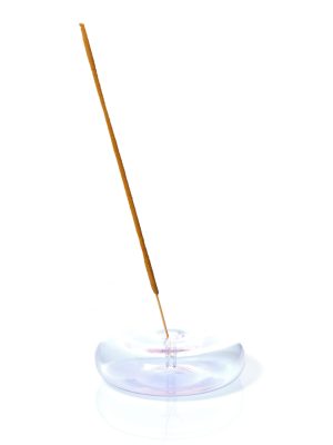 Lilac Dimple Round Incense Holder