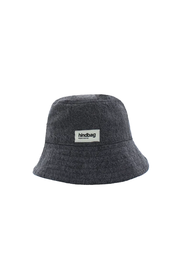 Gray Denim Bucket Hat