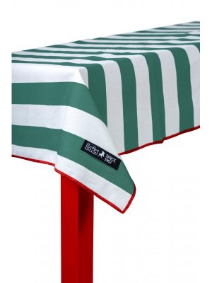 Tablecloth Stripped Green 1404x200
