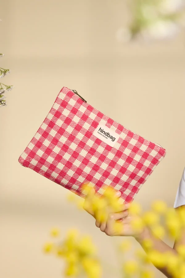 Ema Pouch Vichy Rose