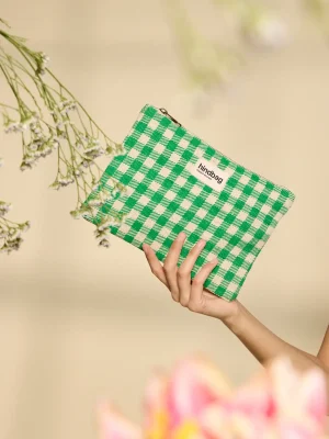 Ema Pouch Vichy Vert
